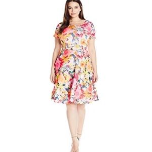 Floral modamix dress